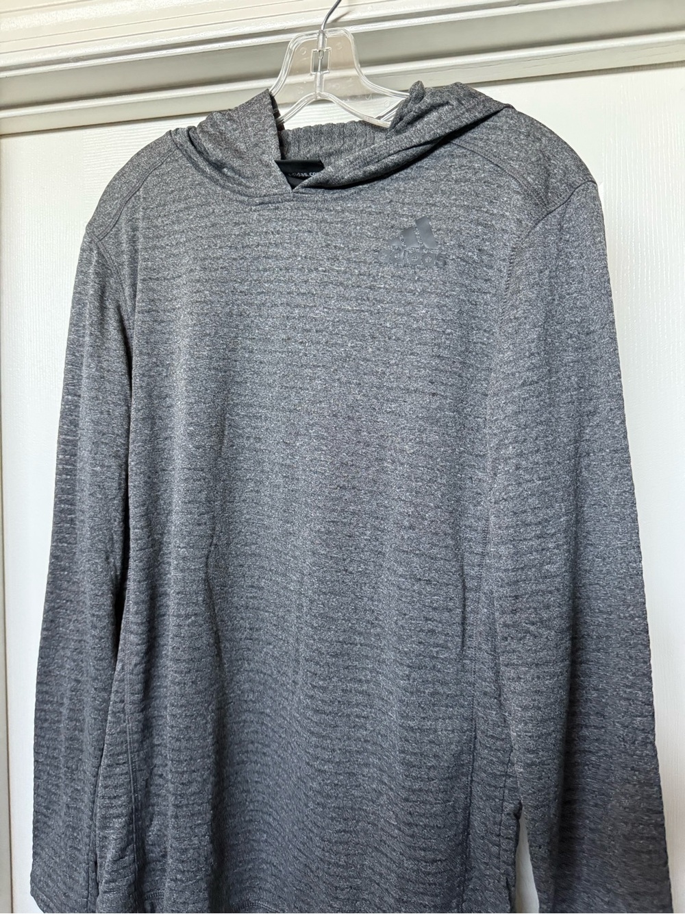 adidas Women’s Gray Crewneck Hooded Sweater